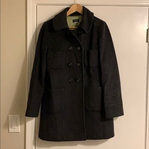 JCrew Peacoat Italian Wool